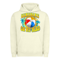 Pigment Pistachio Sunshine on my mind Urban Hoodie - FaDigitalArtStudio