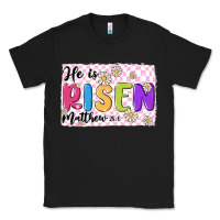 Black checkered risen Classic Tee - MaliasSmallBusiness
