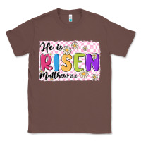 Chestnut checkered risen Classic Tee - MaliasSmallBusiness
