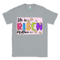 Heather Grey checkered risen Classic Tee - MaliasSmallBusiness