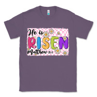 Lavender checkered risen Classic Tee - MaliasSmallBusiness