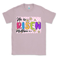 Lilac checkered risen Classic Tee - MaliasSmallBusiness