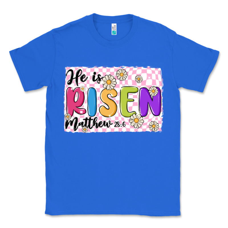 Checkered Risen Classic Tee by MaliasSmallBusiness | Teevron