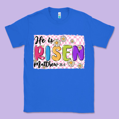 Checkered Risen Classic Tee Designed By Maliassmallbusiness