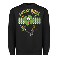 Black lucky dude Heavyweight Sweatshirt - MaliasSmallBusiness