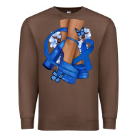 Chestnut Colon Cancer diva blue ribbon Premium Sweatshirt - NancyCooperArtShop