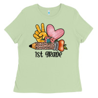 Matcha peace love 1st grade Ladies Tee - JahusDesignShop