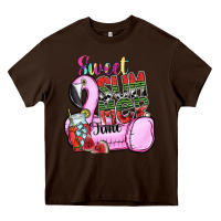Chocolate Brown sweet summer time Heavy Core Tee - SublimationCraftShop