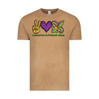 Peace Love Mardi Gras Vintage Tee | Teevron