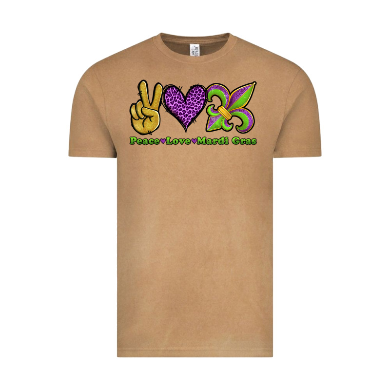 Peace Love Mardi Gras Vintage Tee by Jasminsmagicworld | Teevron