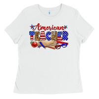 White American teacher Ladies Tee - Zillion Design Studio