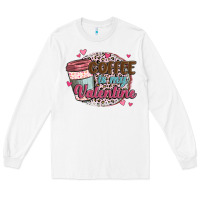 White coffee is my valentine Long Sleeve Tee - MaliasSmallBusiness