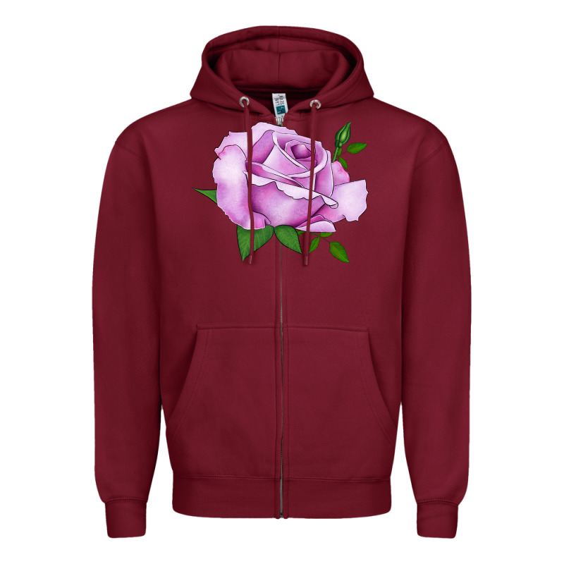 Life's Little Pleasures Rose Zipper Hoodie by LillyAllenDesigns | Teevron