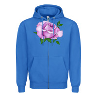 True Royal Life's Little Pleasures Rose Zipper Hoodie - LillyAllenDesigns