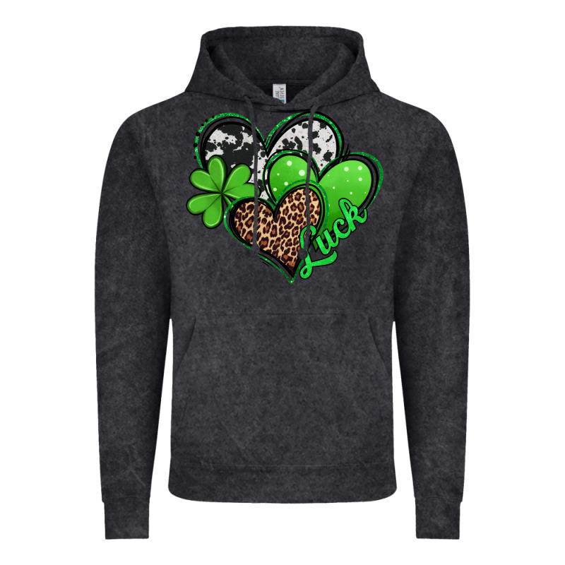 St. Patrick's Day Hearts Vintage Hoodie by Jasminsmagicworld | Teevron