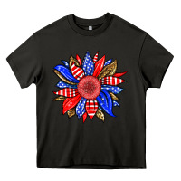 Asphalt America sunflower Heavy Core Tee - Neo Western