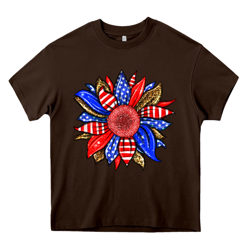 America Sunflower Heavy Core Tee by Neo Western | Teevron