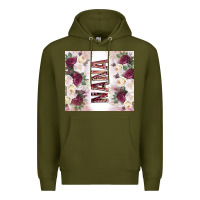 Army Green mother's day nana flowers tumbler tbs Premium Hoodie - TumblerDesignByShophia