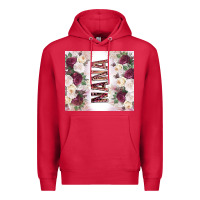 Cardinal mother's day nana flowers tumbler tbs Premium Hoodie - TumblerDesignByShophia
