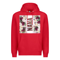 Red mother's day nana flowers tumbler tbs Premium Hoodie - TumblerDesignByShophia