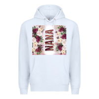 White mother's day nana flowers tumbler tbs Premium Hoodie - TumblerDesignByShophia