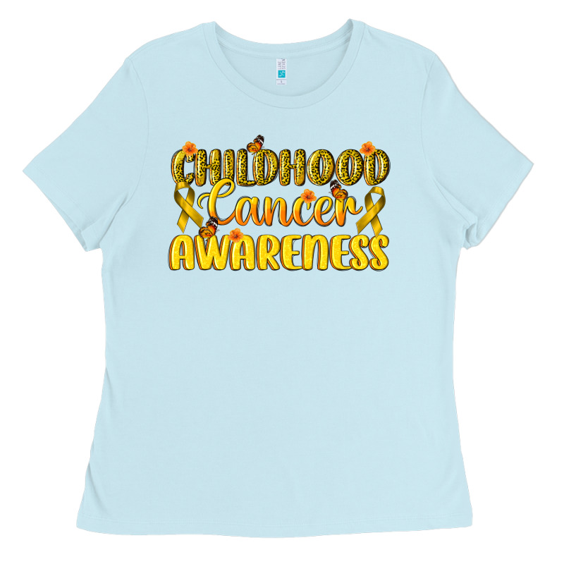 Childhood Cancer Awareness Ladies Tee by texasbilliewilder | Teevron