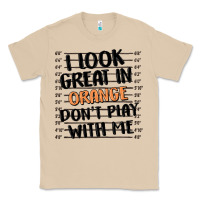 Mushroom i look great in orange don't play with me Classic Tee - MaliasSmallBusiness