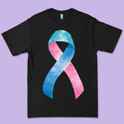 Thyroid Cancer Ribbon Fa Element Premium Tee Designed By Fadigitalartstudio