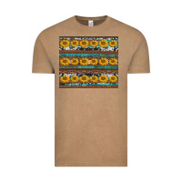 Vintage Coffee sunflowers leopard cowhide turquoise Vintage Tee - BarkalooDesign