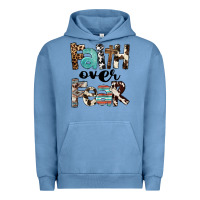 Western Faith Over Fear Urban Hoodie | Teevron