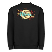 Black softball mama Heavyweight Sweatshirt - MaliasSmallBusiness