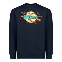 Navy softball mama Heavyweight Sweatshirt - MaliasSmallBusiness