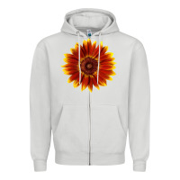 Dove Grey Little Becka Sunflower Zipper Hoodie - LillyAllenDesigns