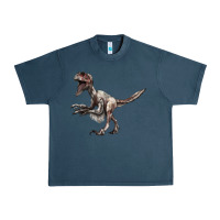 Midnight Navy Deinonychus Urban Heavy Tee - LillyAllenDesigns