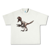 Pistachio Deinonychus Urban Heavy Tee - LillyAllenDesigns