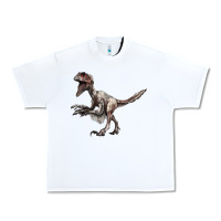 White Deinonychus Urban Heavy Tee - LillyAllenDesigns