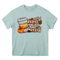 Arona wild about pumpkin spice Heavy Core Tee - CowhideDigitalArt