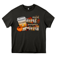 Asphalt wild about pumpkin spice Heavy Core Tee - CowhideDigitalArt
