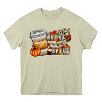 Mossy wild about pumpkin spice Heavy Core Tee - CowhideDigitalArt
