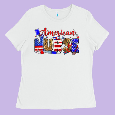 American Nurse Ladies Tee Designed By Zillion Design Studio