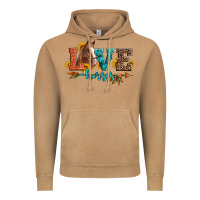 Vintage Camel love horses  leather turquoise leopard Vintage Hoodie - Artiststas