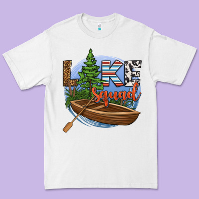 Lake Squad Premium Tee Designed By Hra Design Shop