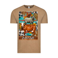 Vintage Coffee Western Farm Life Vintage Tee - LillyAllenDesigns