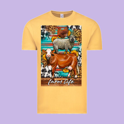 Western Farm Life Vintage Tee Designed By Lillyallendesigns