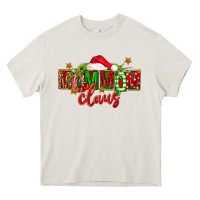 Cream christmas mom mom claus Heavy Core Tee - FaDigitalArtStudio