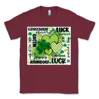 Burgundy st patricks day Classic Tee - MaliasSmallBusiness
