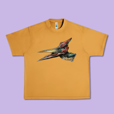 Pteranodon Face Urban Heavy Tee Designed By Lillyallendesigns