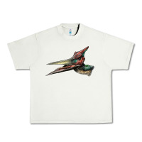 Pistachio Pteranodon Face Urban Heavy Tee - LillyAllenDesigns