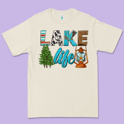 Lake Life Premium Tee Designed By Hra Design Shop