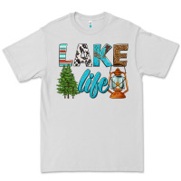 Dove Grey lake life Premium Tee - HRA Design Shop
